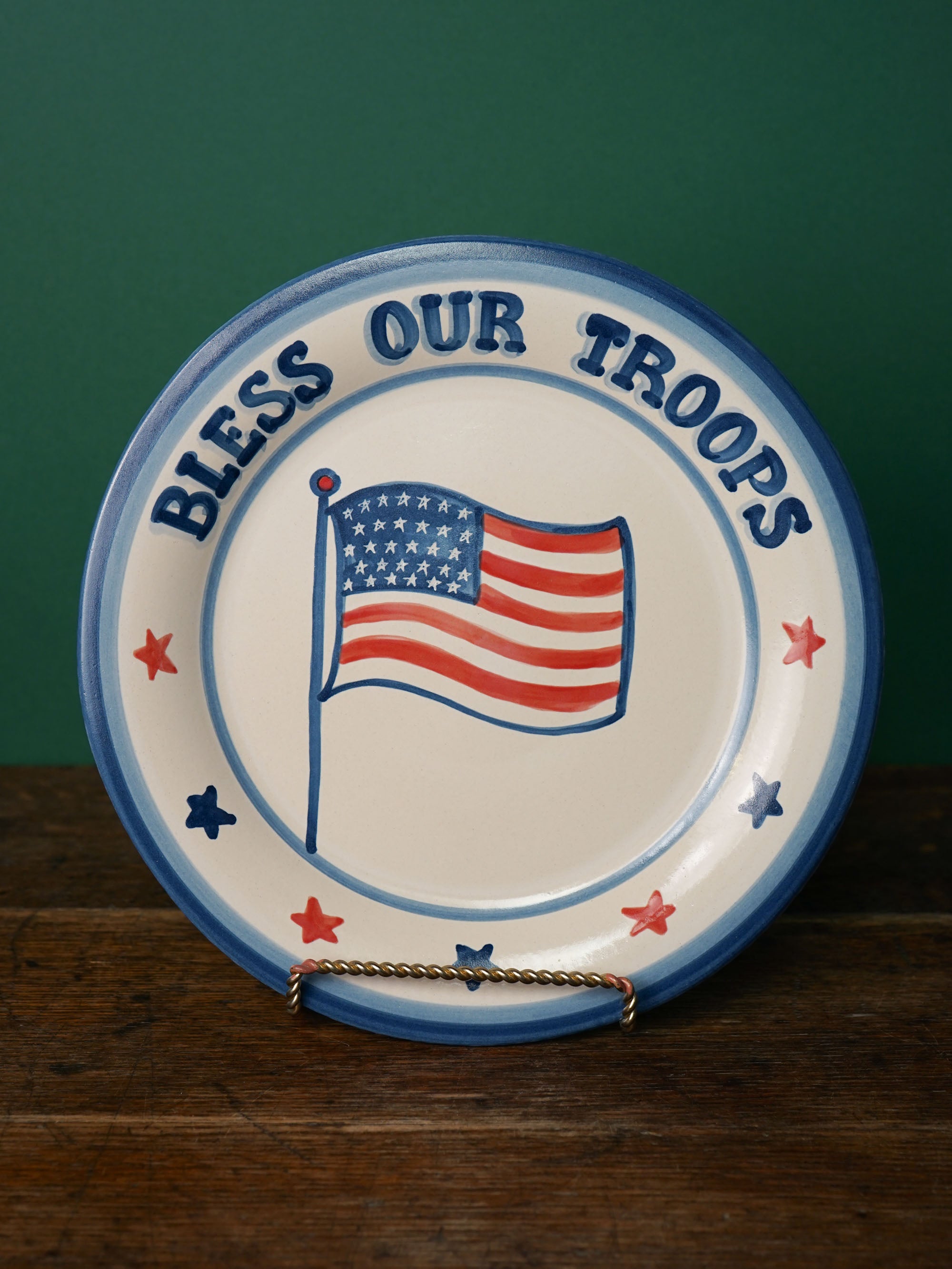 "Bless our Troops" Serving Plate