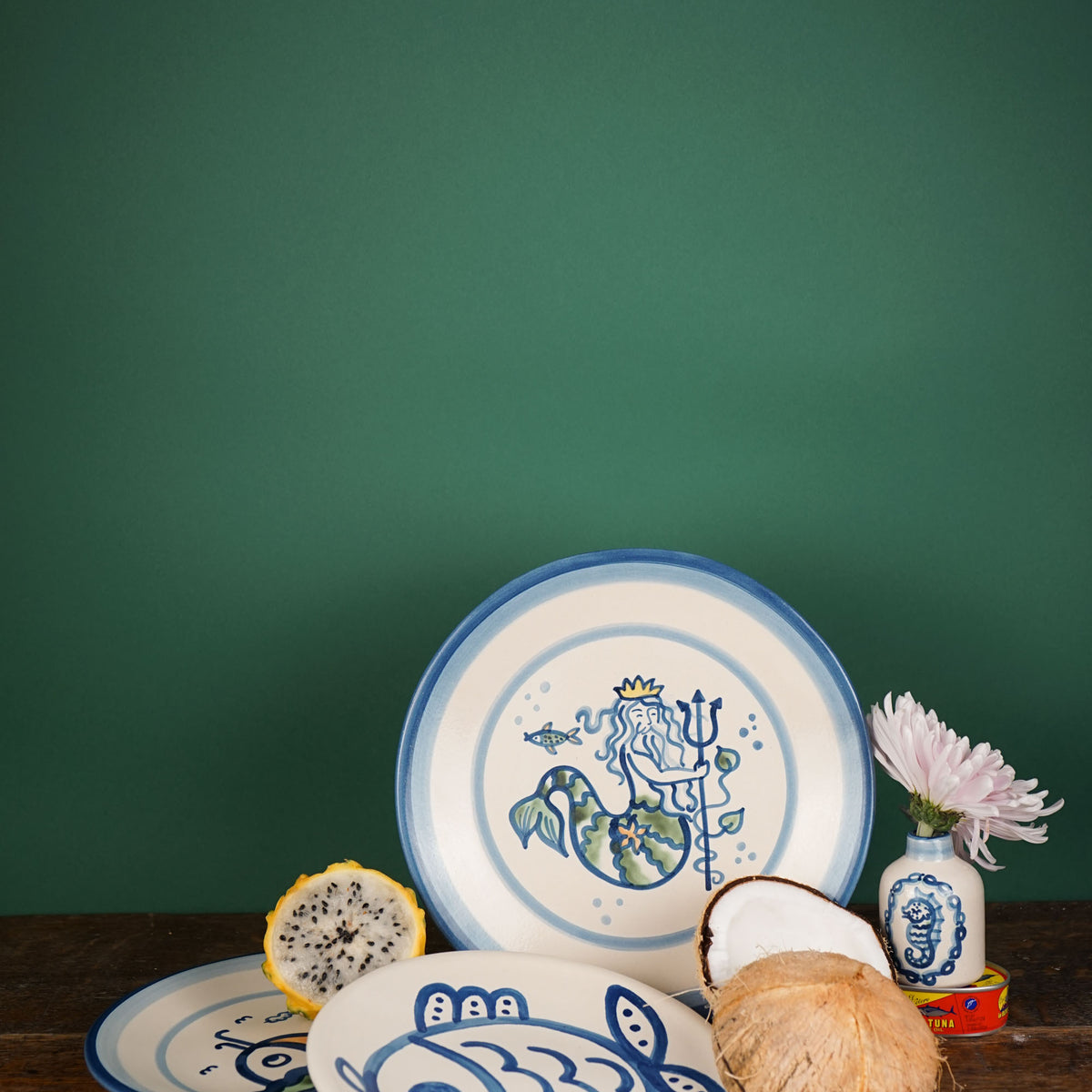Mary Alice's Neptune Dinner Plate