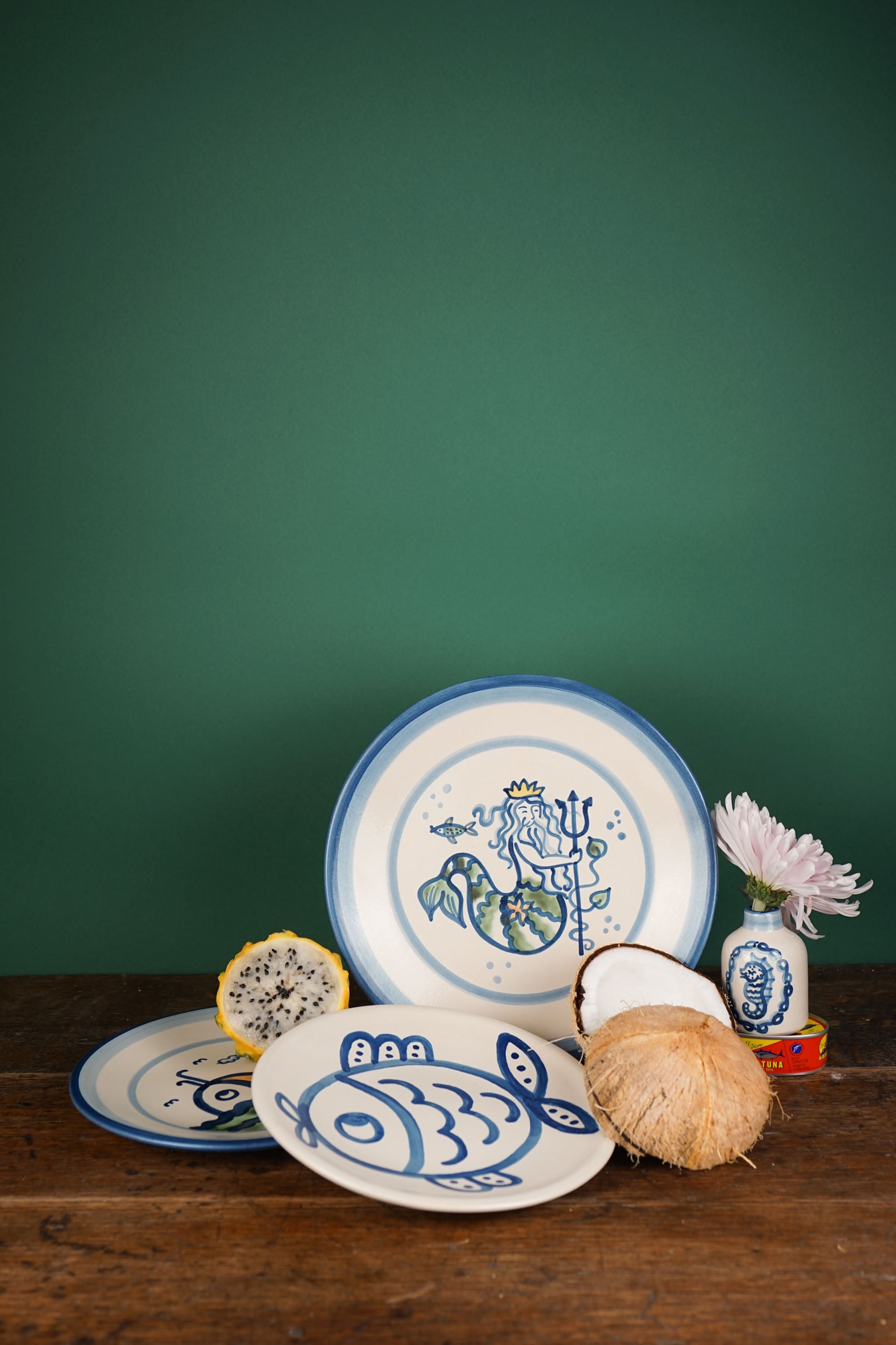 Mary Alice's Neptune Dinner Plate