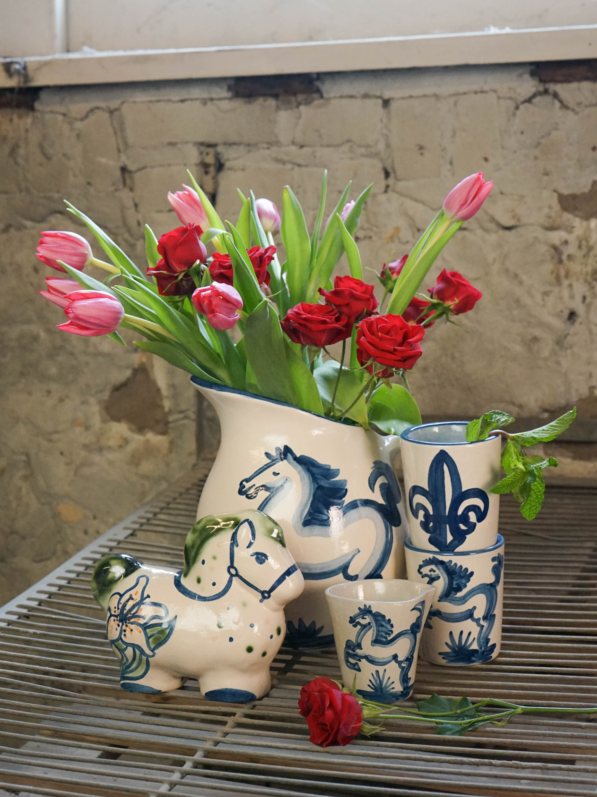 Fleur de Lis Julep Cup