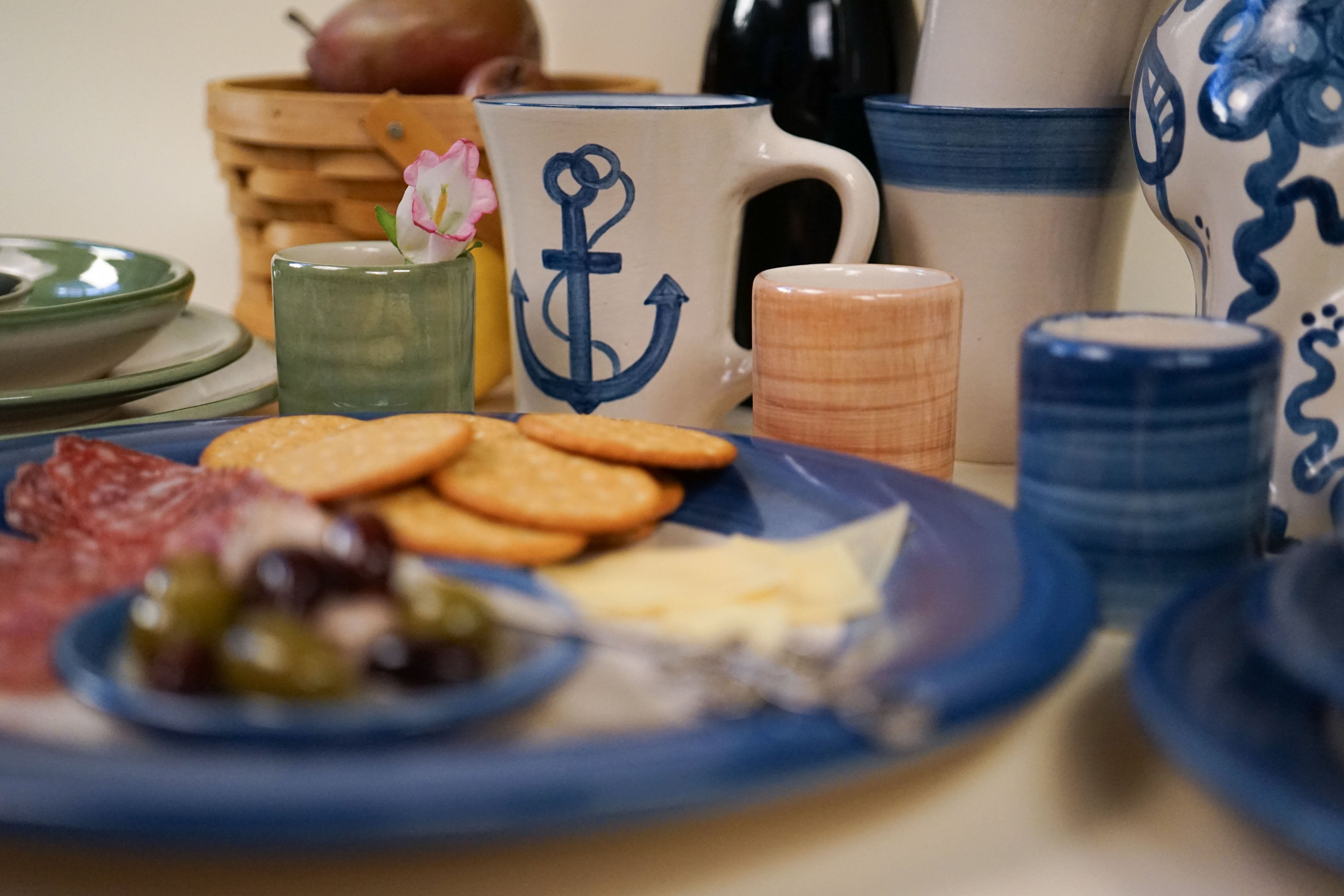 Heritage Stripe Mini Cup in Green