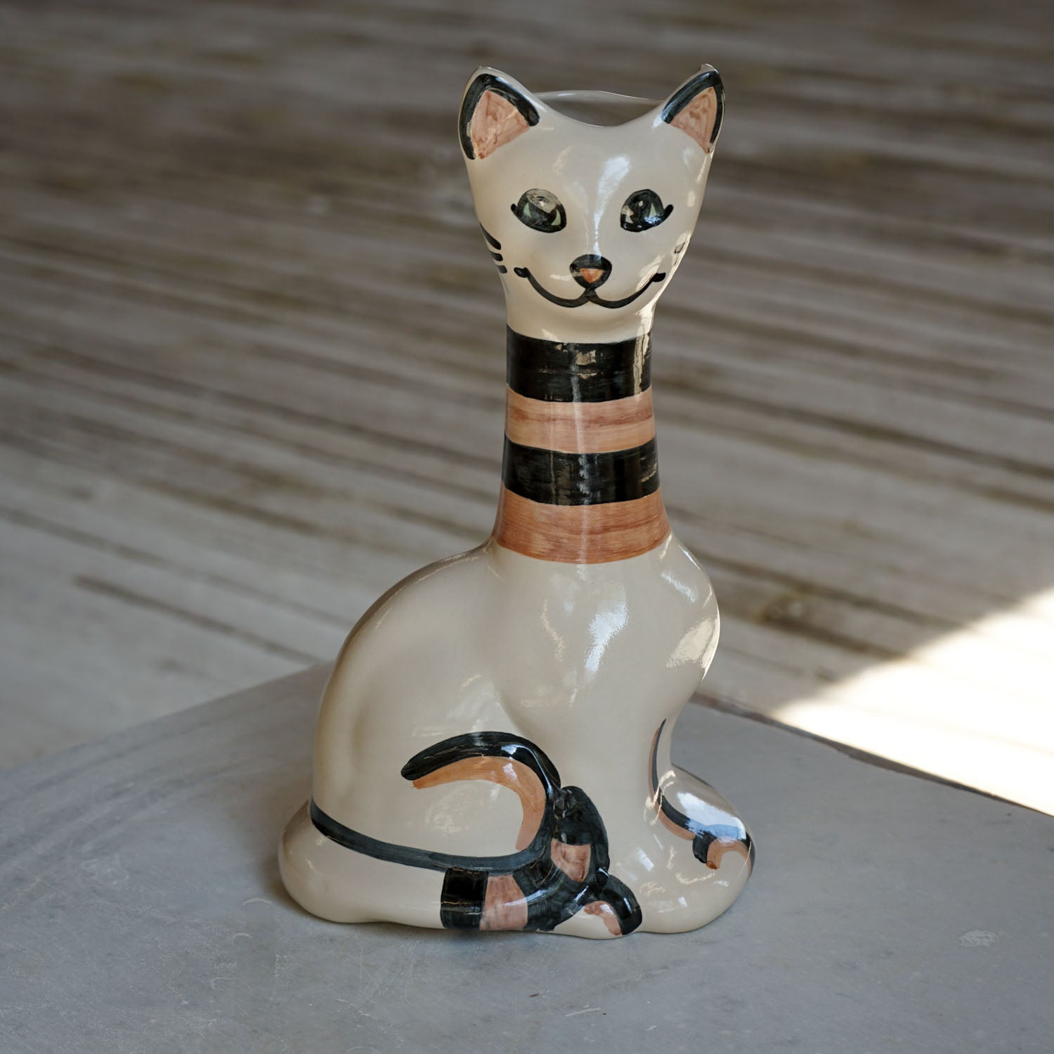 Tall Cat Vase - Halloween