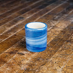 Blue Heritage Stripe Mini Cup