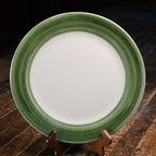 Green Heritage Stripe Dinner Plate