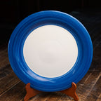Blue Heritage Stripe Serving Plate