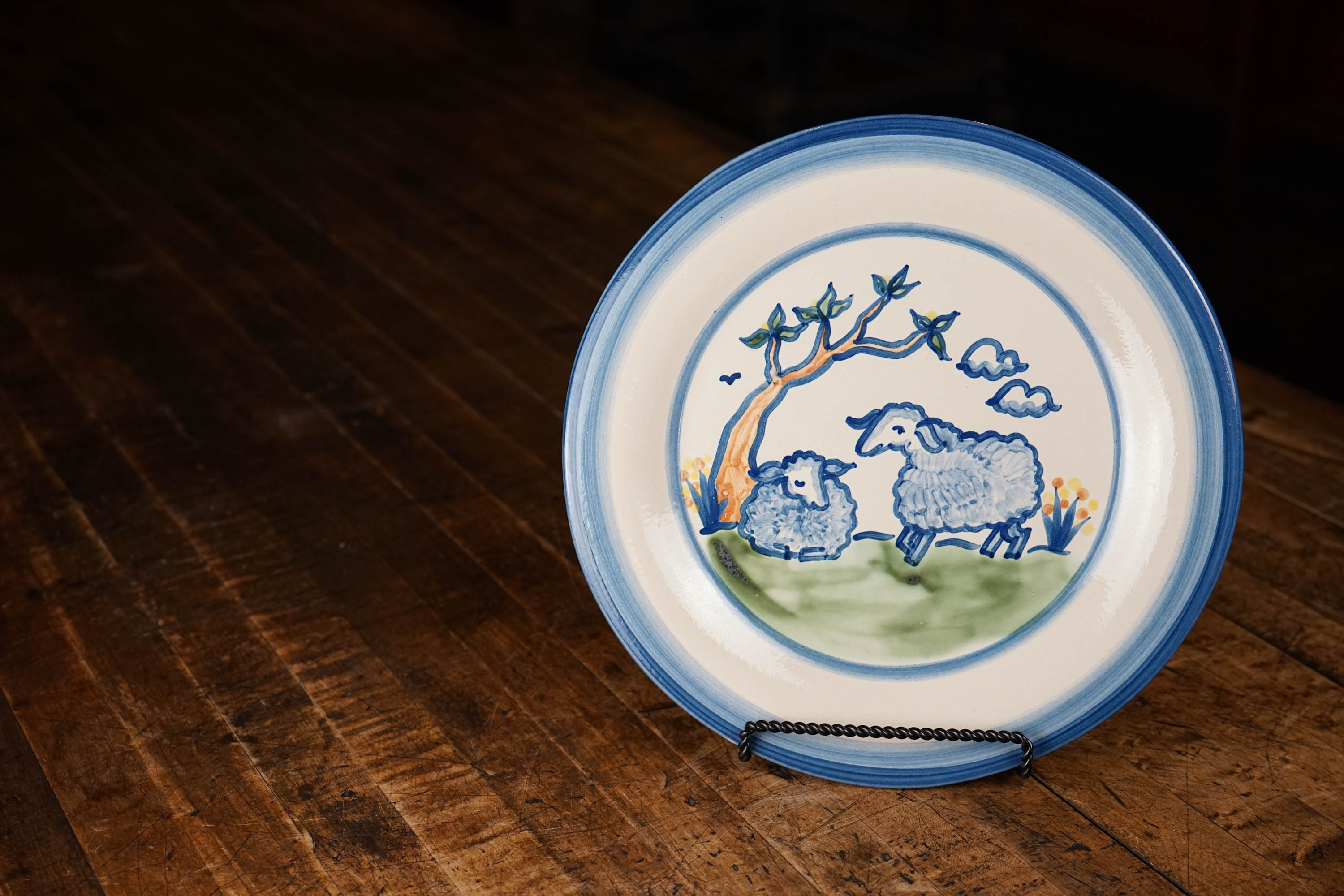 Country Scene Serving Plate