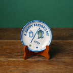 Happy Fathers Day Fishin' Coaster