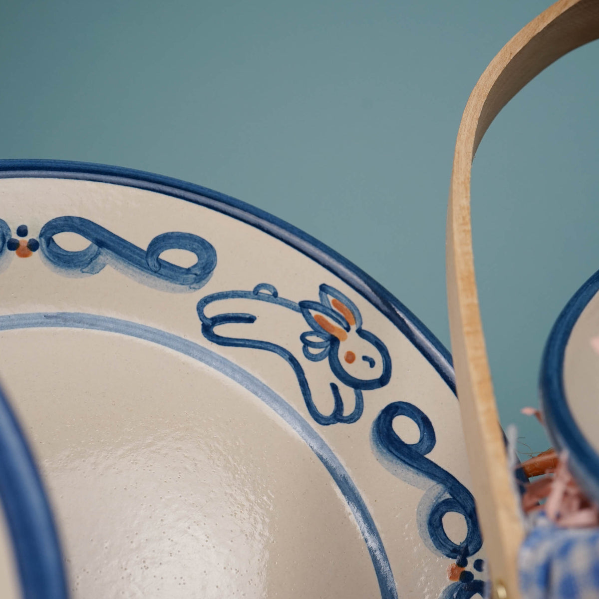 Leaping Bunny Dinner Plate