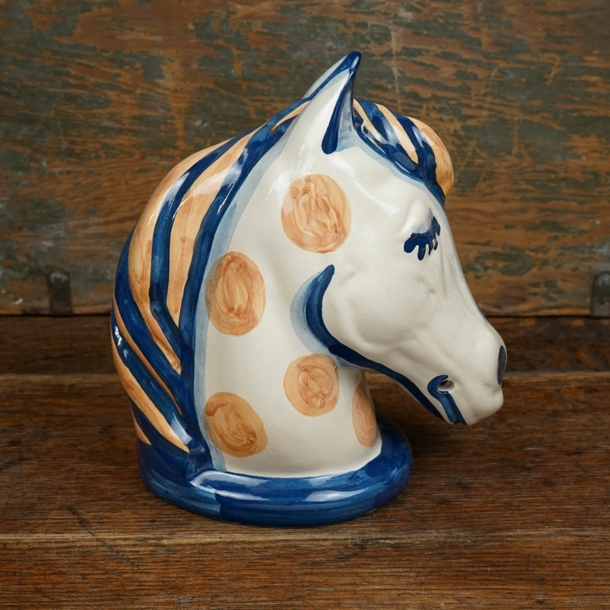 Rust Dot Horse Head