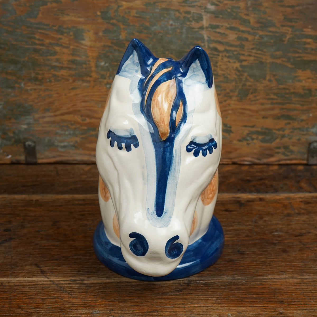 Rust Dot Horse Head