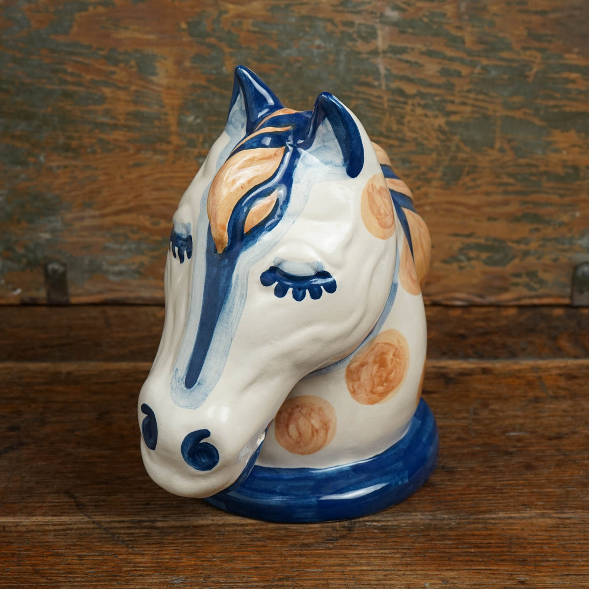 Rust Dot Horse Head
