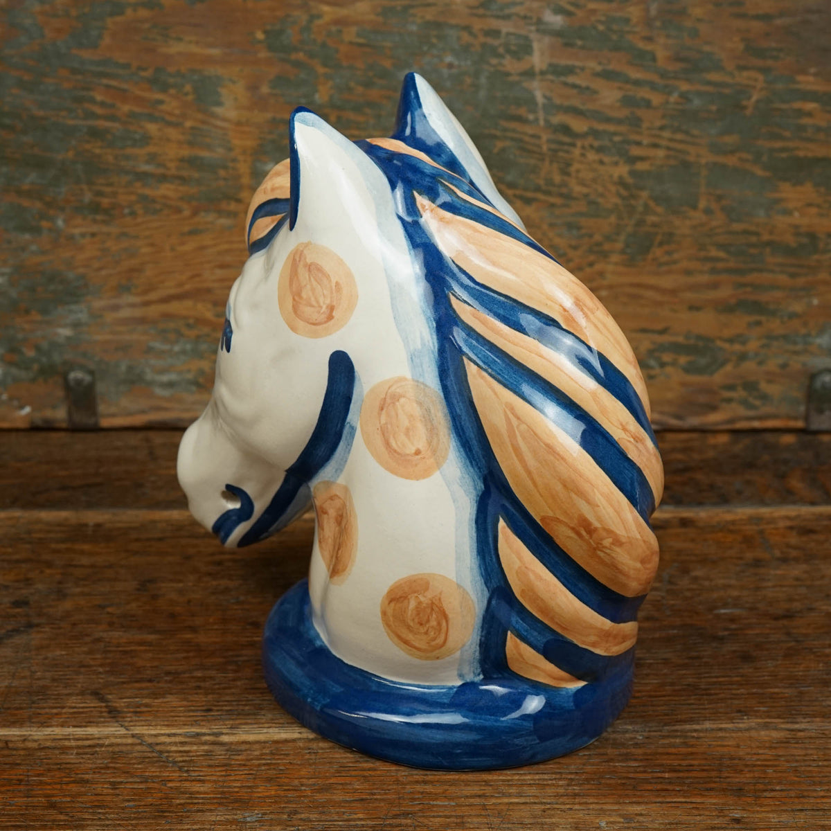 Rust Dot Horse Head