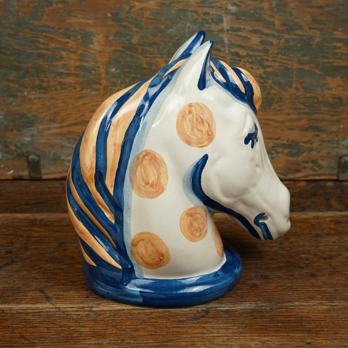 Rust Dot Horse Head