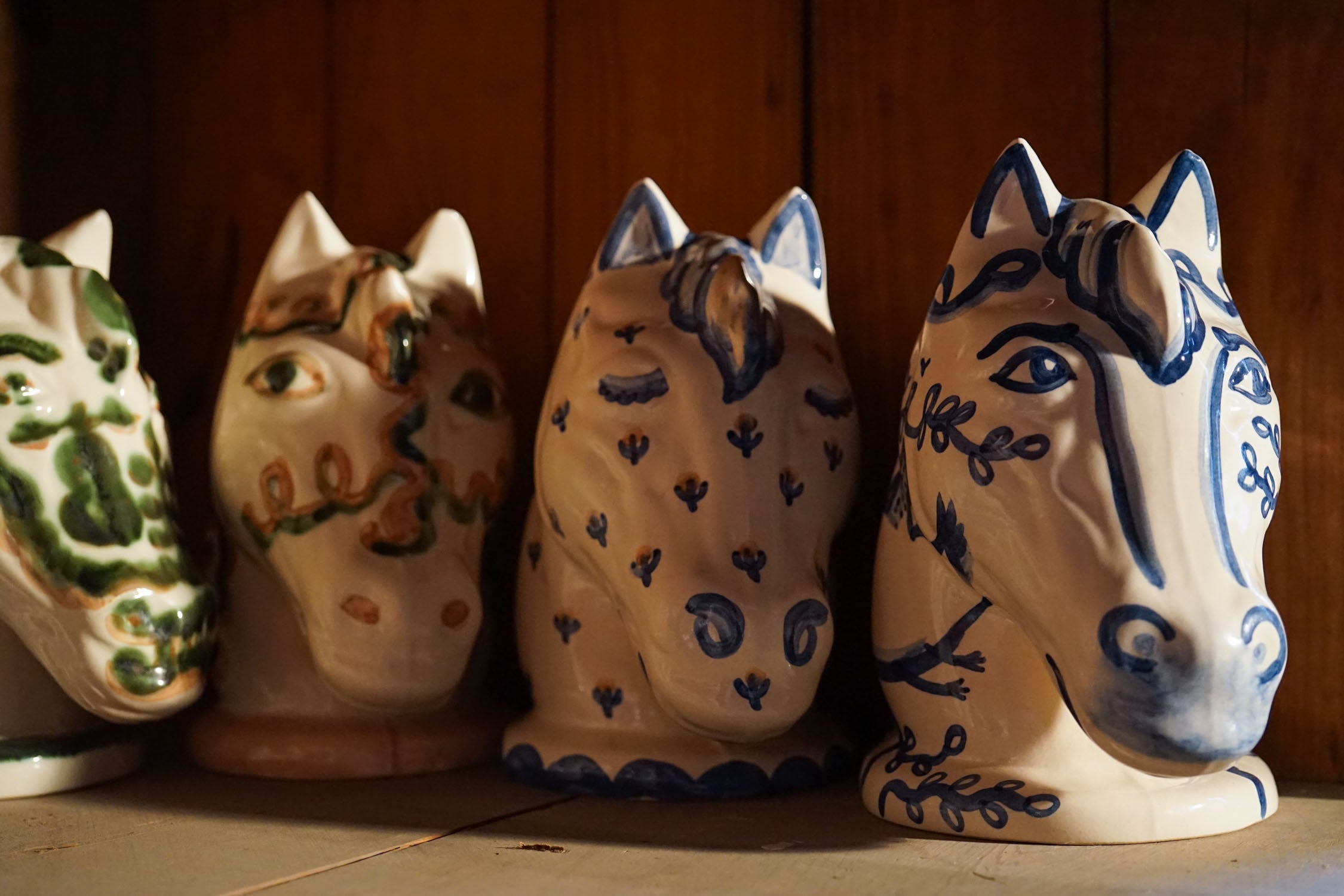 Pink Pear & Grape - Horse Head - One-of-one