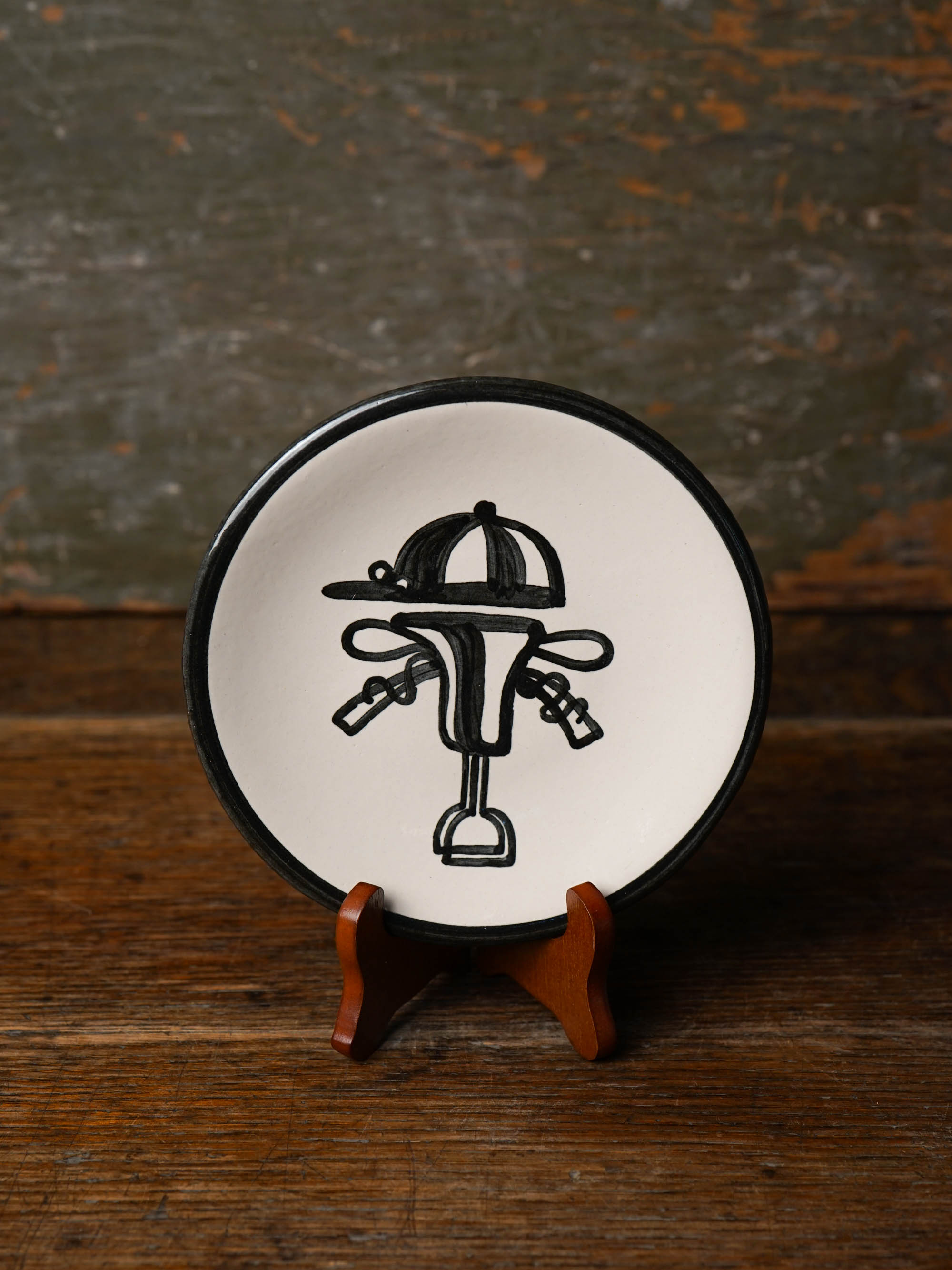 Jockey Tack Bread & Butter Plate