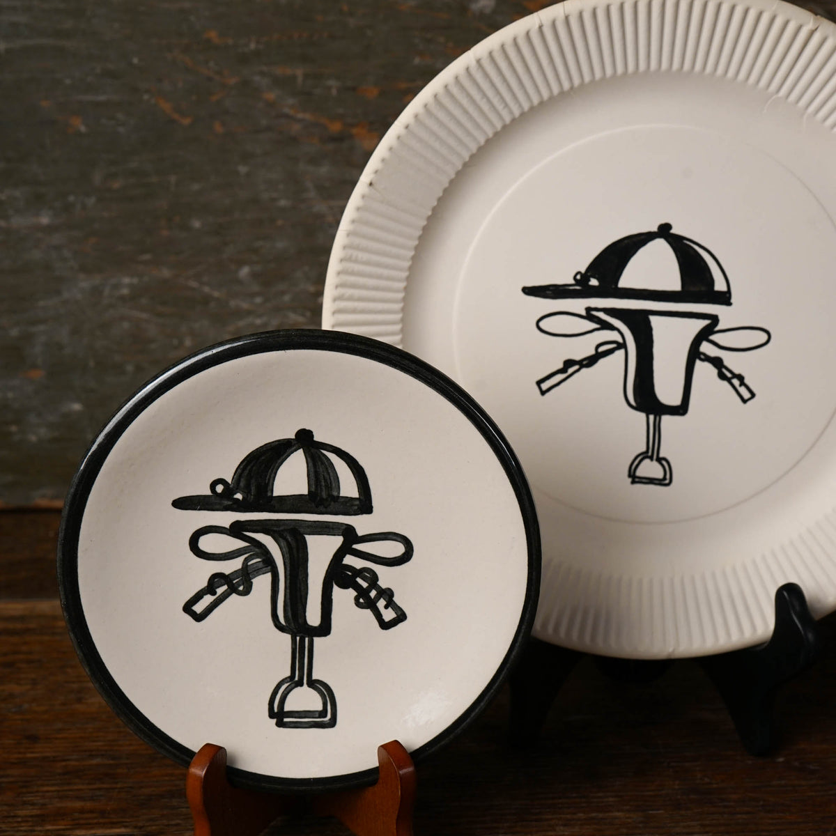 Jockey Tack Bread & Butter Plate