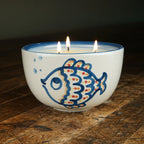 Bubbly Fish Candle