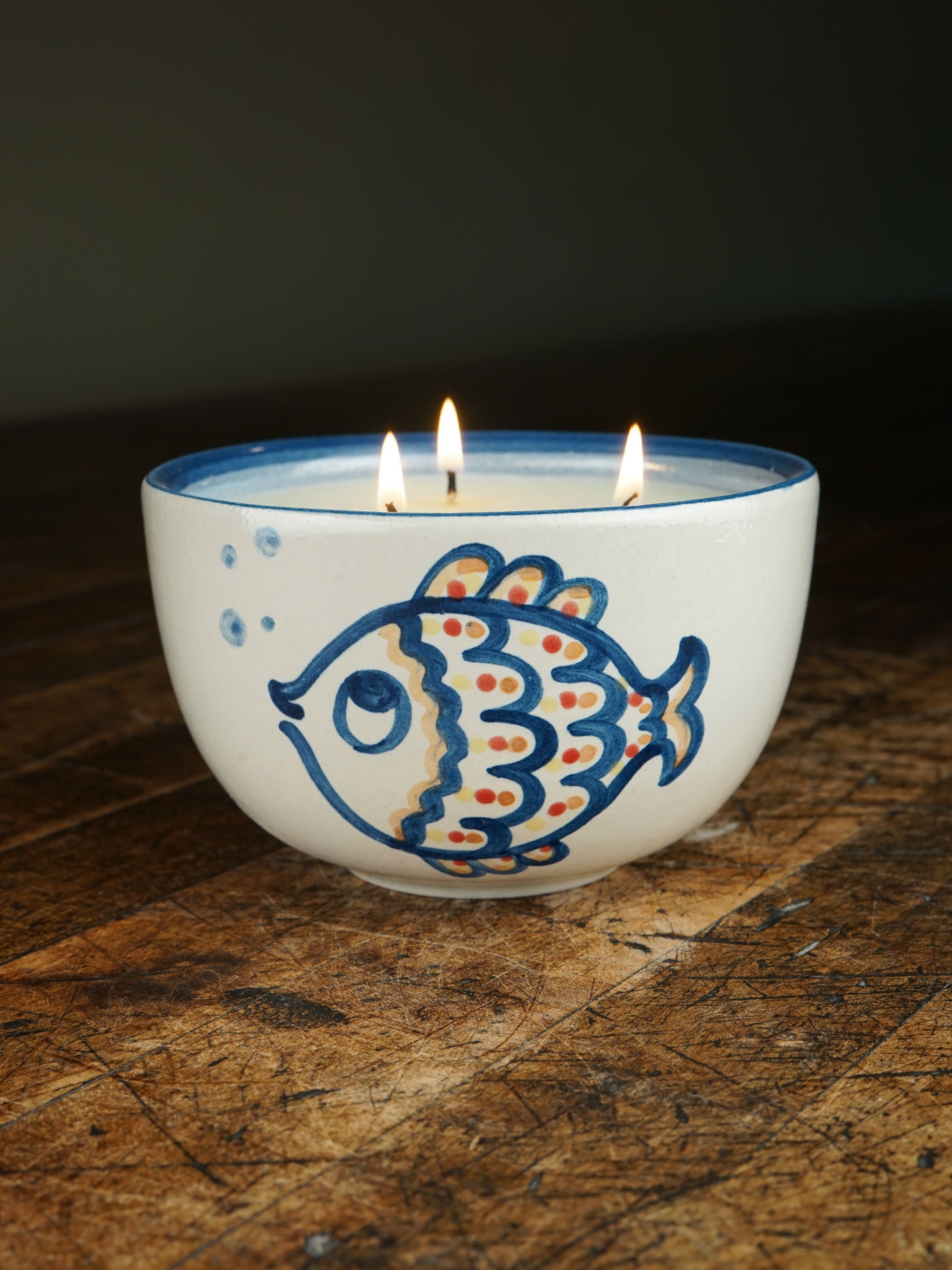Bubbly Fish Candle