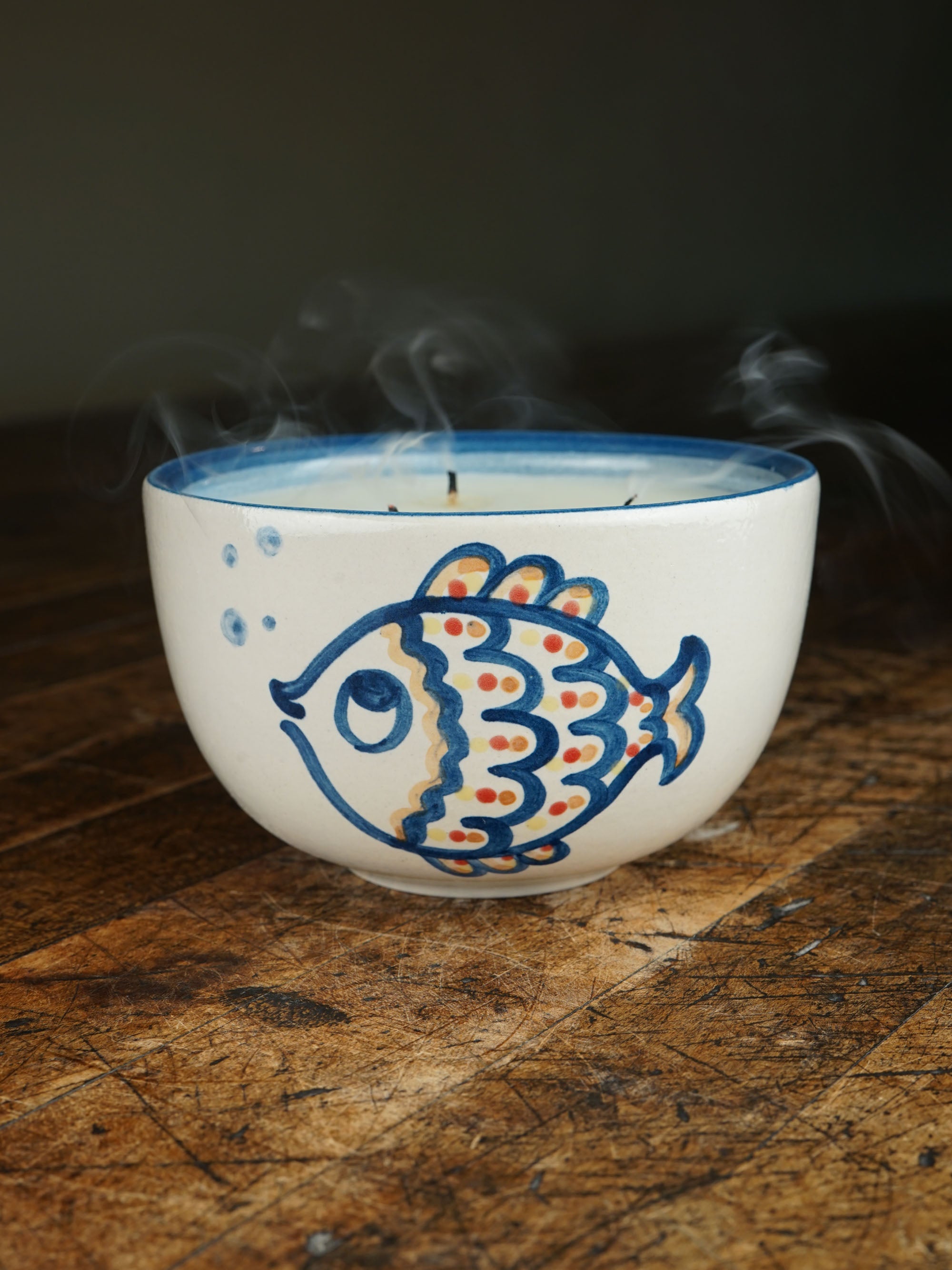 Bubbly Fish Candle