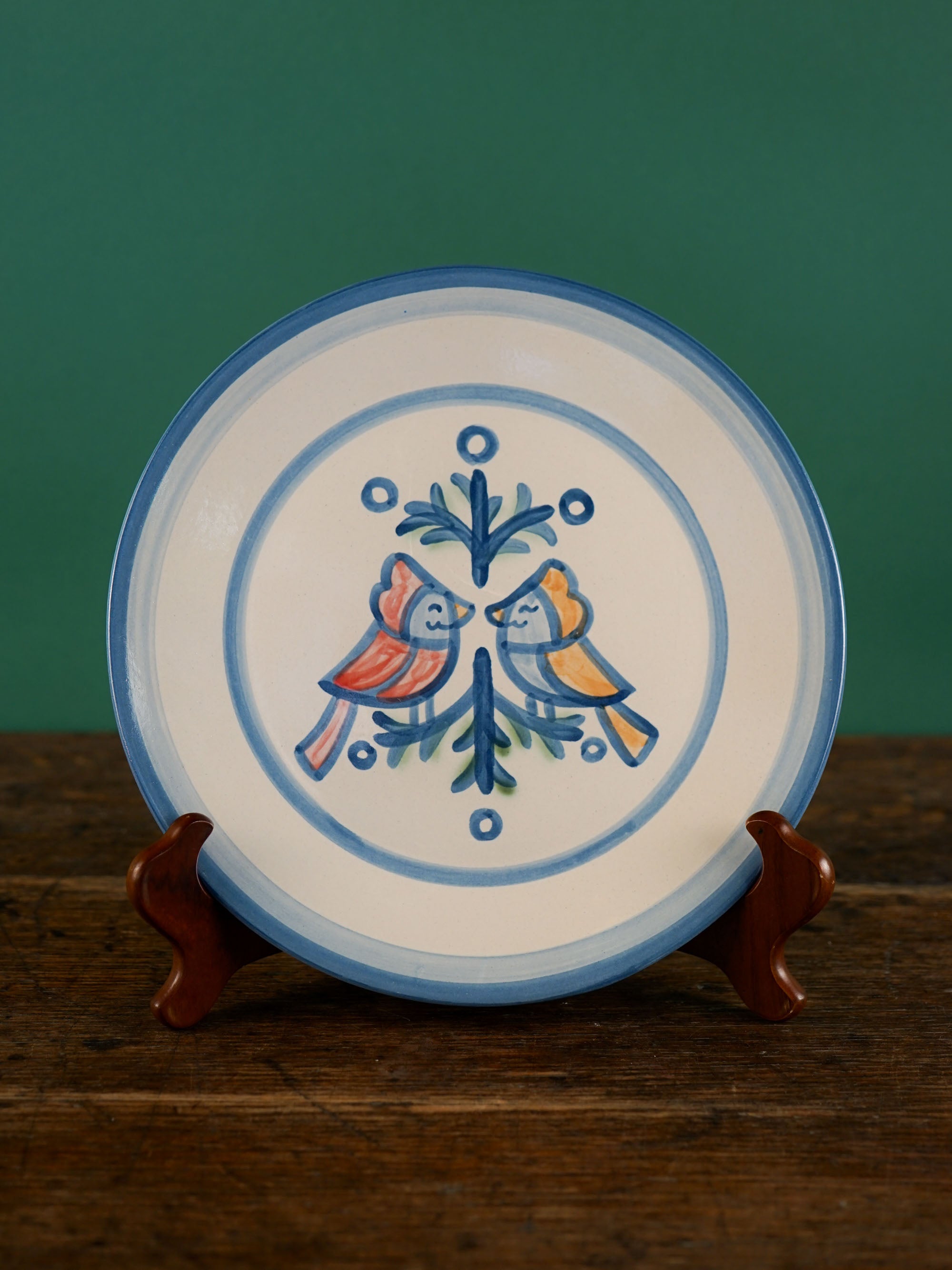 Kissing Cardinals Dinner Plate