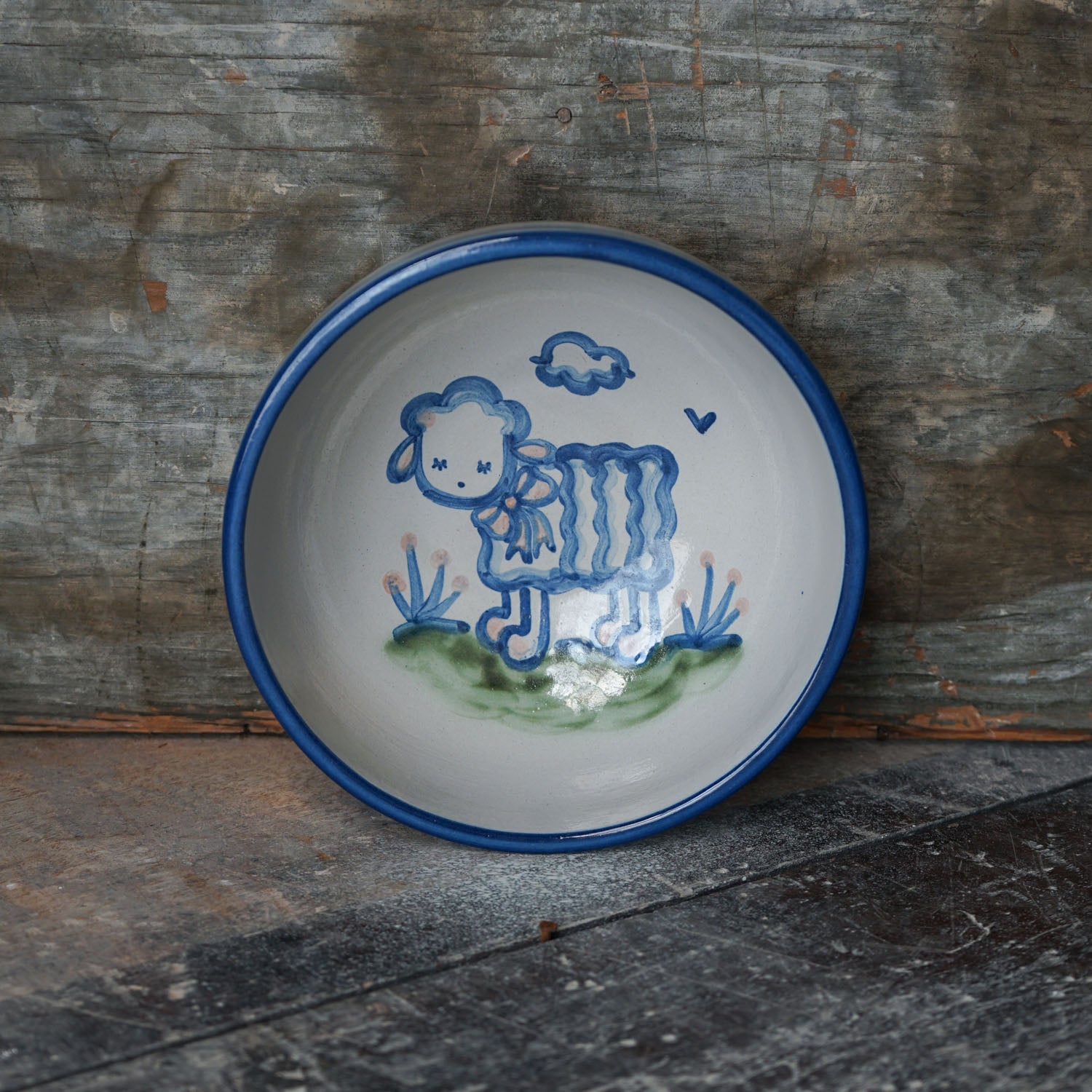 Deep Soup Bowl - Little Bow Sheep