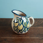 Lemon Leaf Pot Belly Pitcher