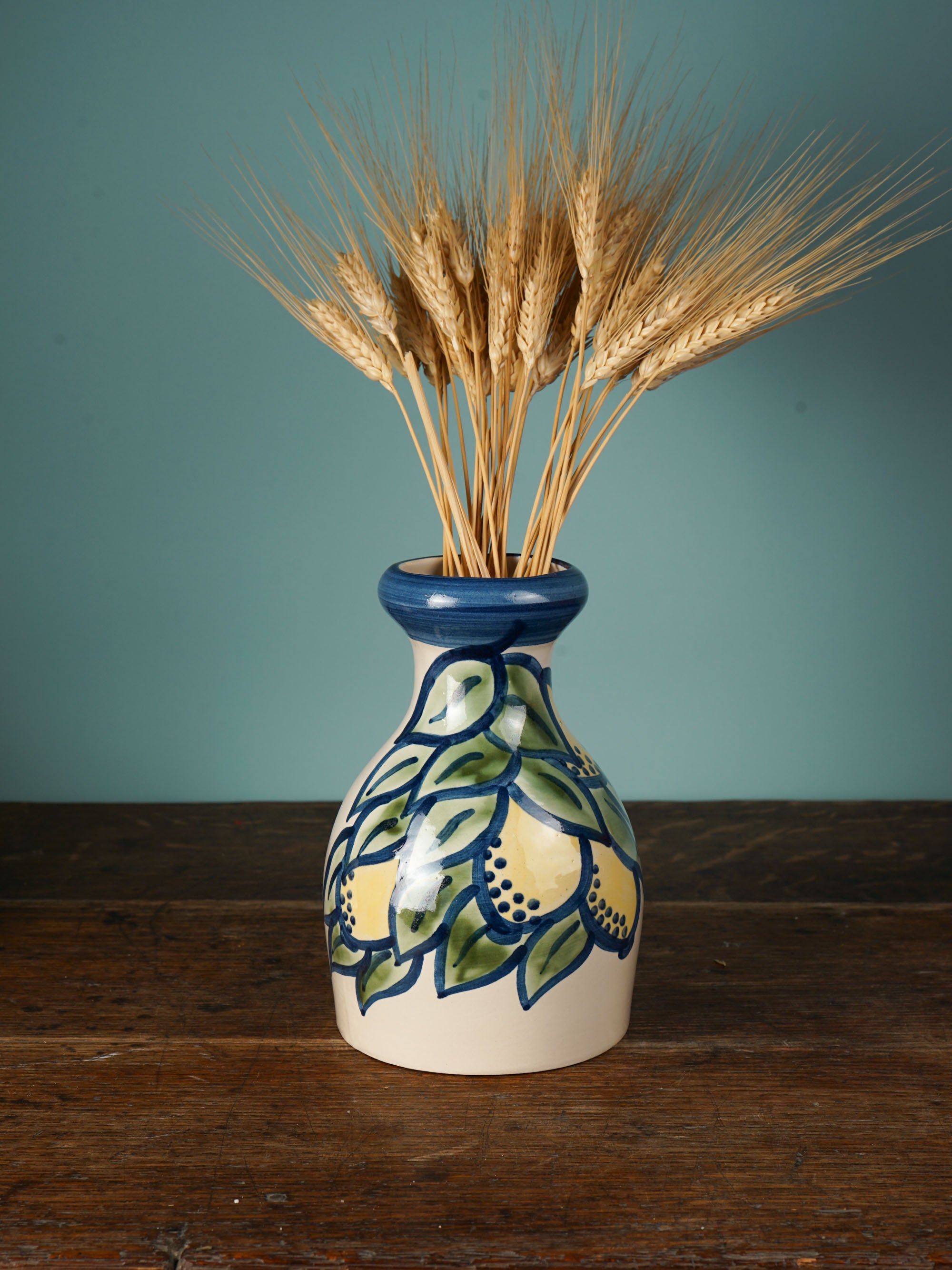 Lemon Leaf Vase