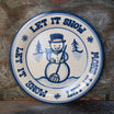 Seasonal Serving Plate - Let It Snow