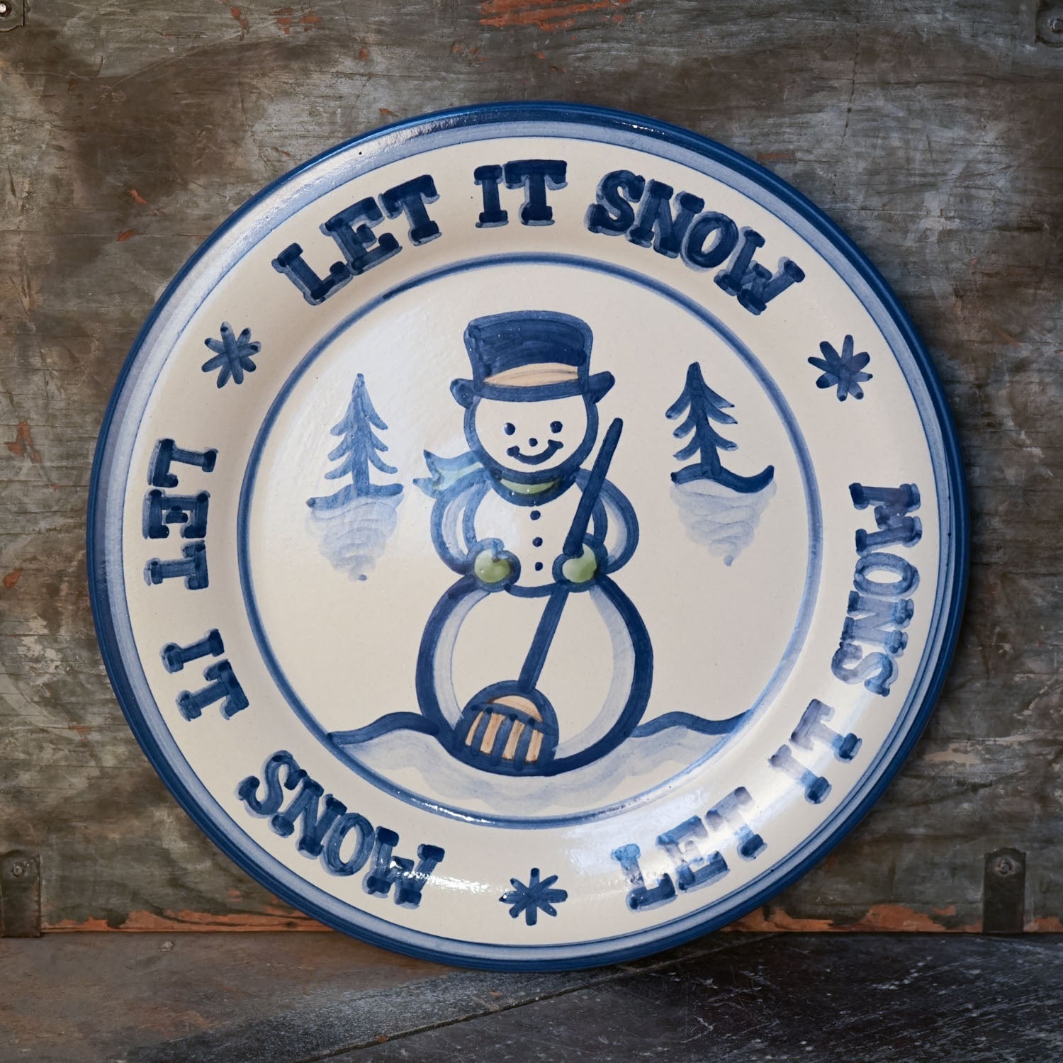 Seasonal Serving Plate - Let It Snow