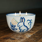 Scandinavian Bunny Candle