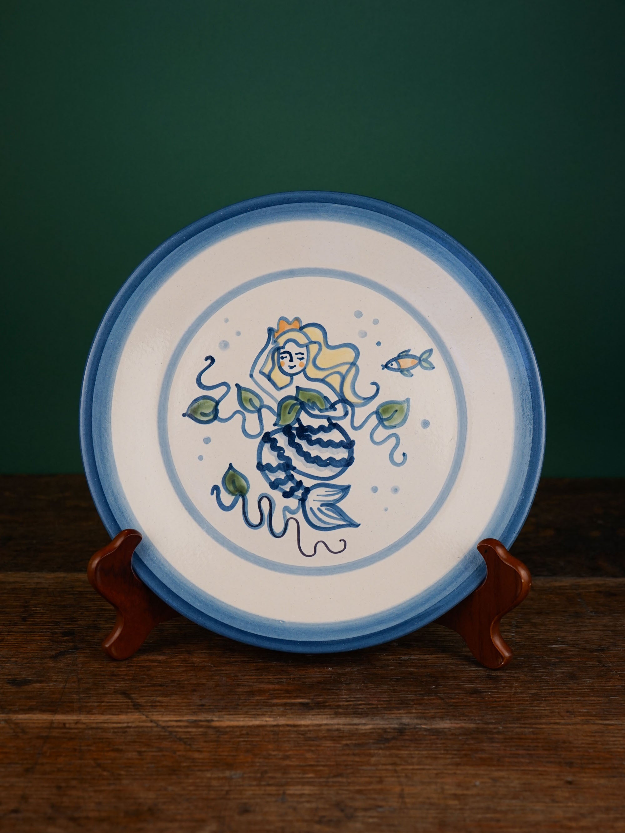 Mary Alice's Mermaid Dinner Plate