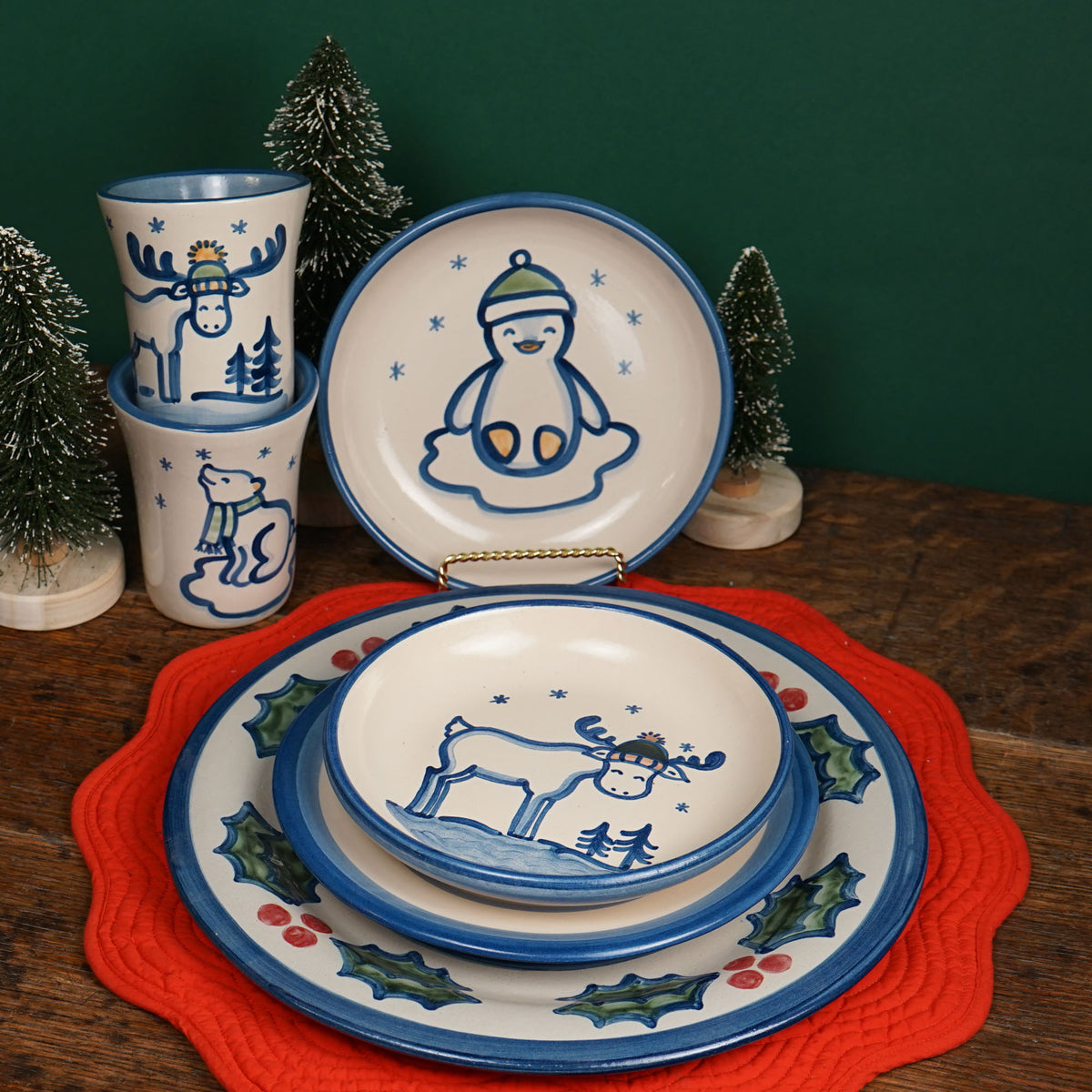Moose Polar Pal Pasta Plate