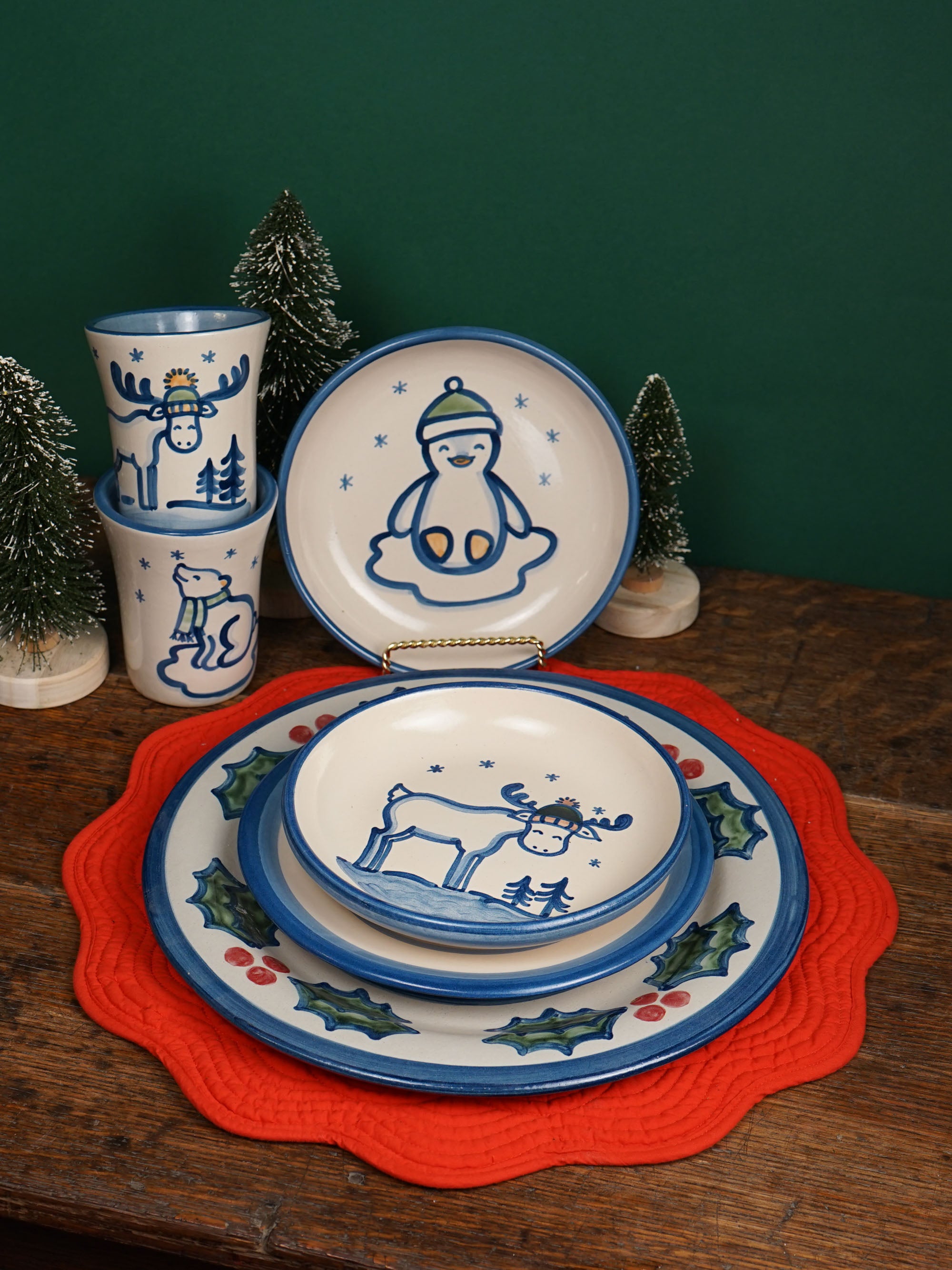 Moose Polar Pal Pasta Plate
