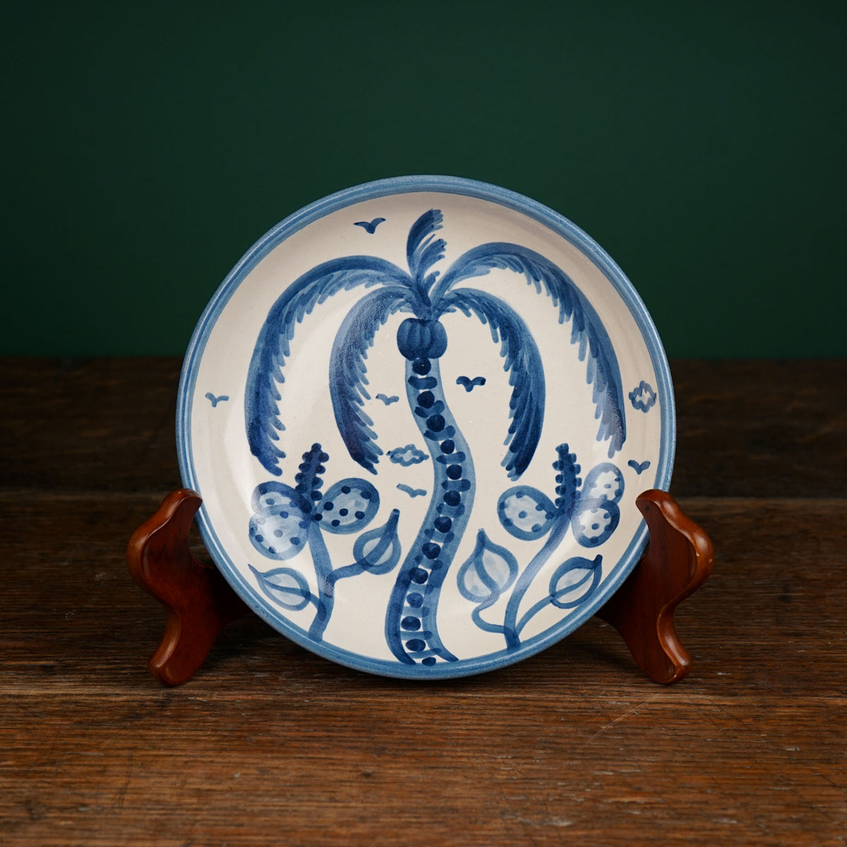 Indigo Palm Pasta Plate