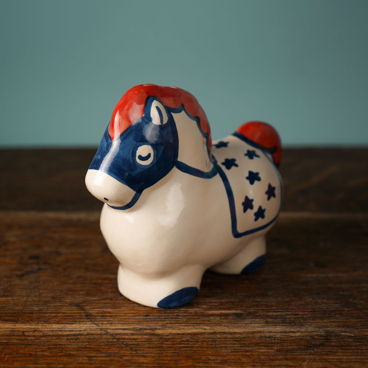 Patriotic Pony Horse Bank