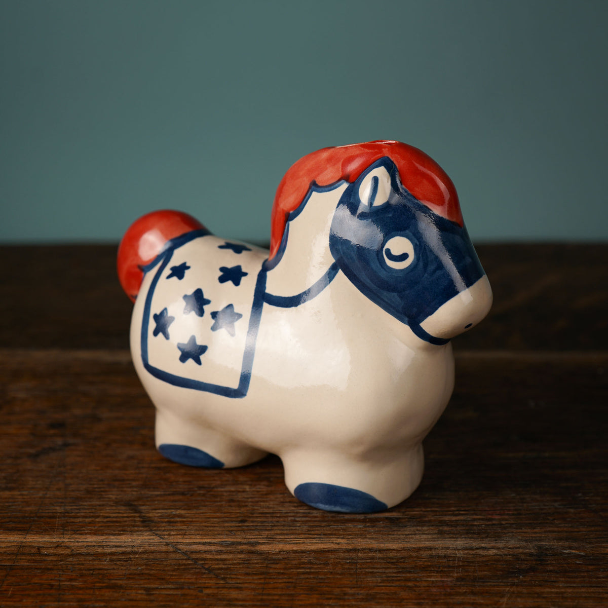 Patriotic Pony Horse Bank