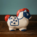 Patriotic Pony Horse Bank