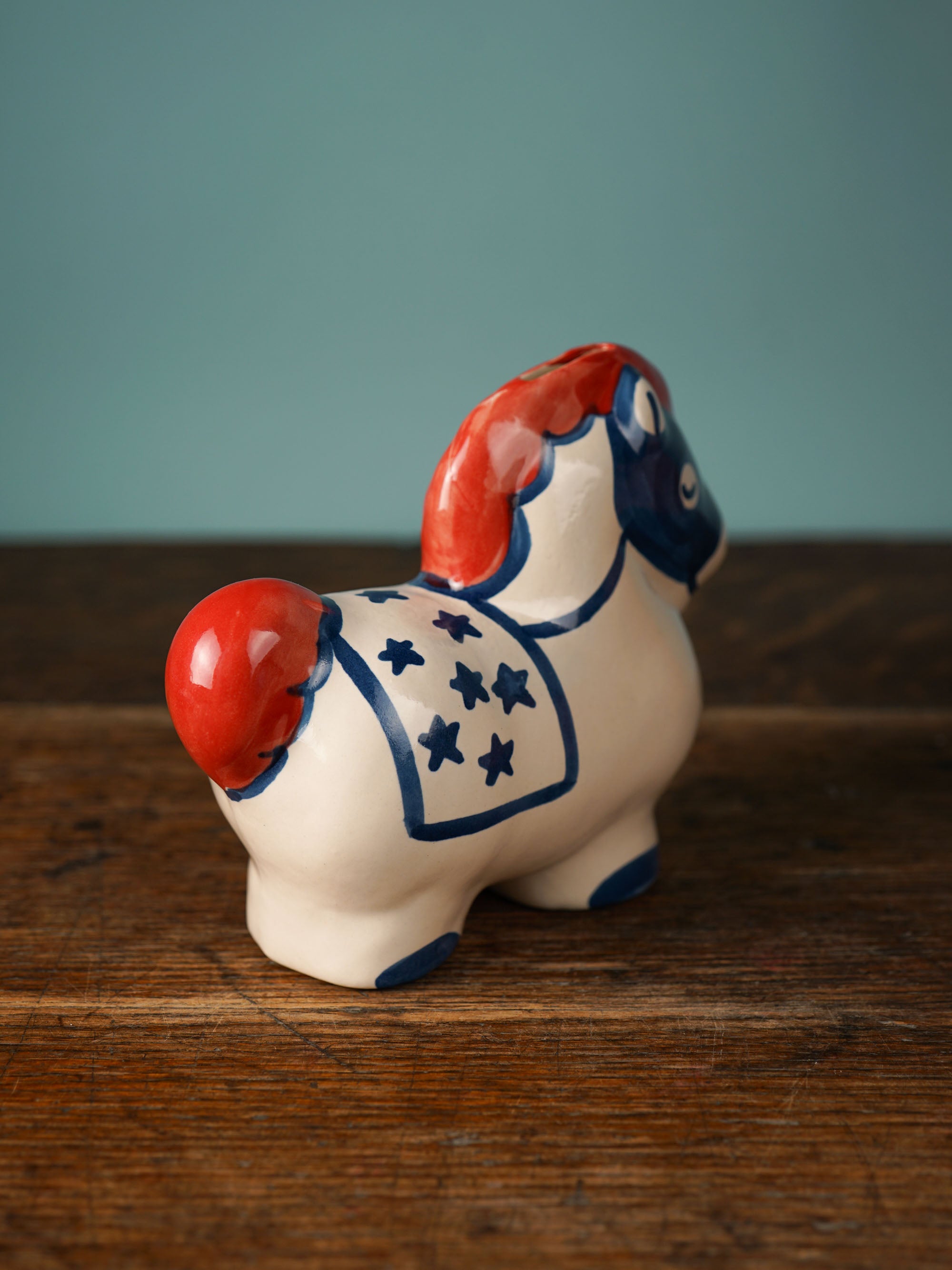 Patriotic Pony Horse Bank