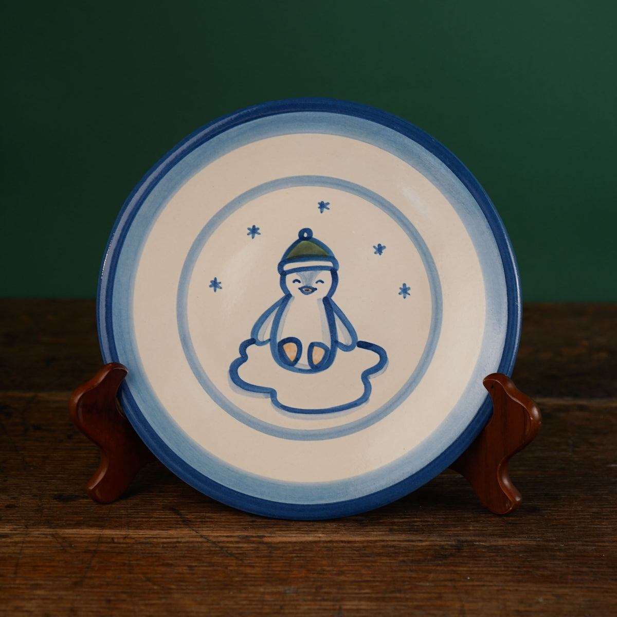 Personalized Polar Pal Penguin Lunch Plate