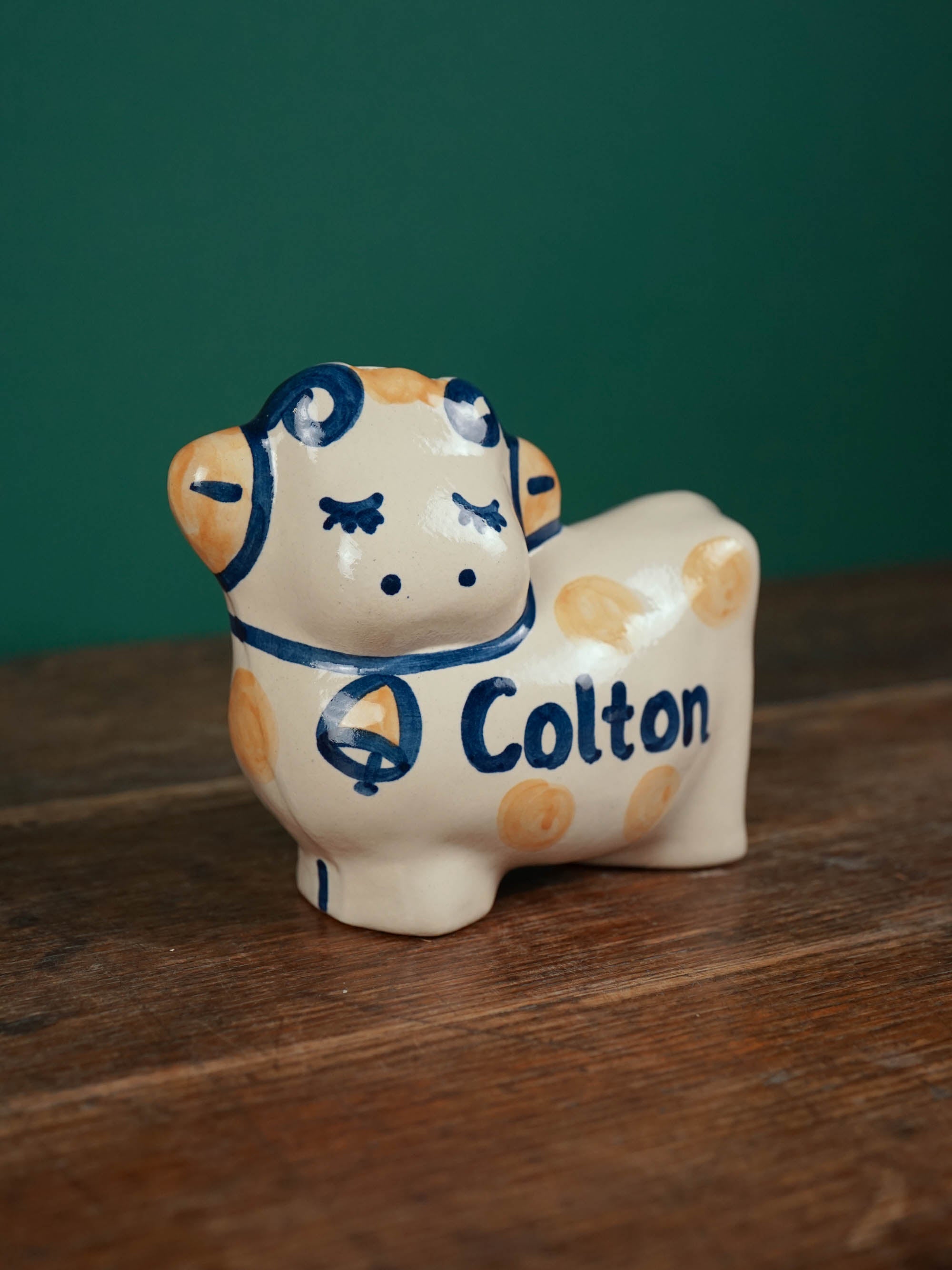 Personalized Cow Bank