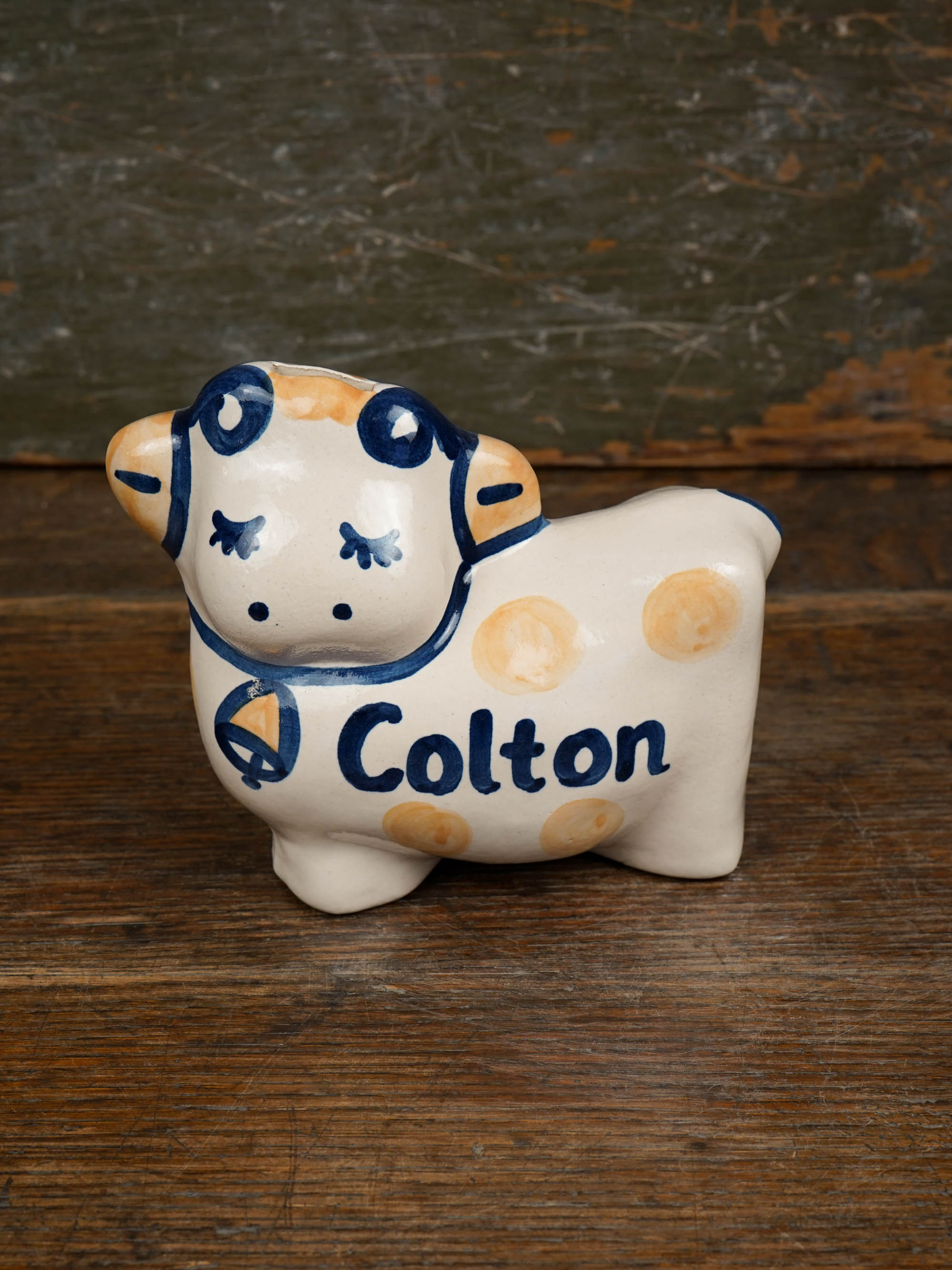 Personalized Cow Bank