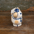 Personalized Rust Dot Cow Bank