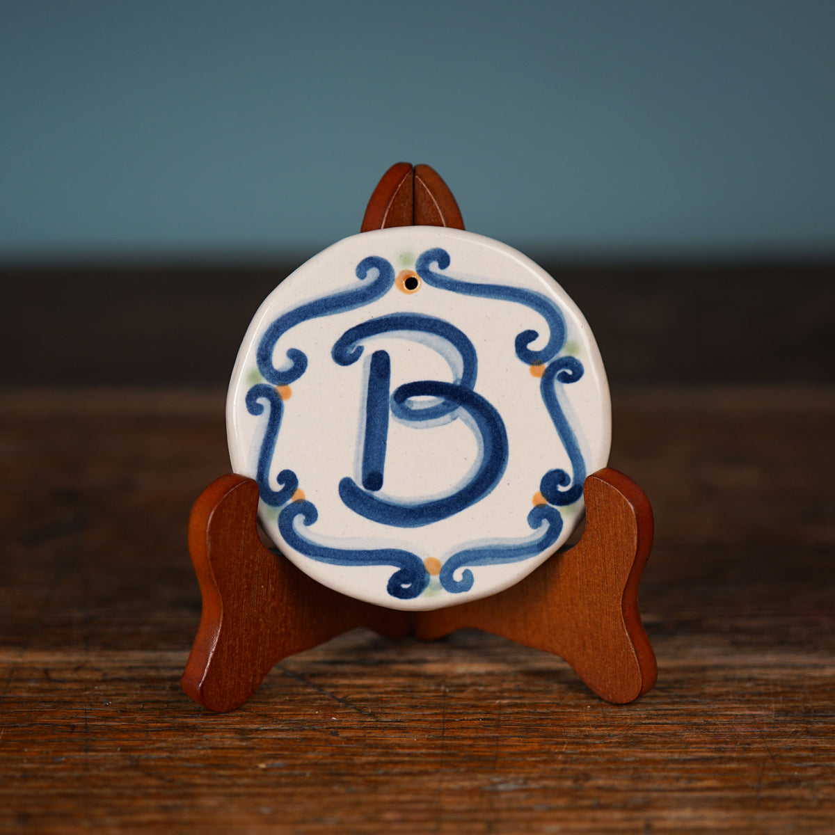 Monogram Round Ornament
