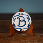 Monogram Round Ornament