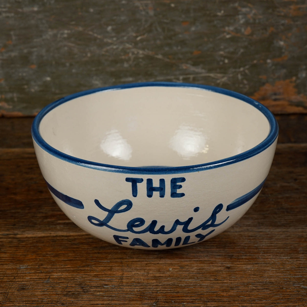Personalized Daisy Serving Bowl