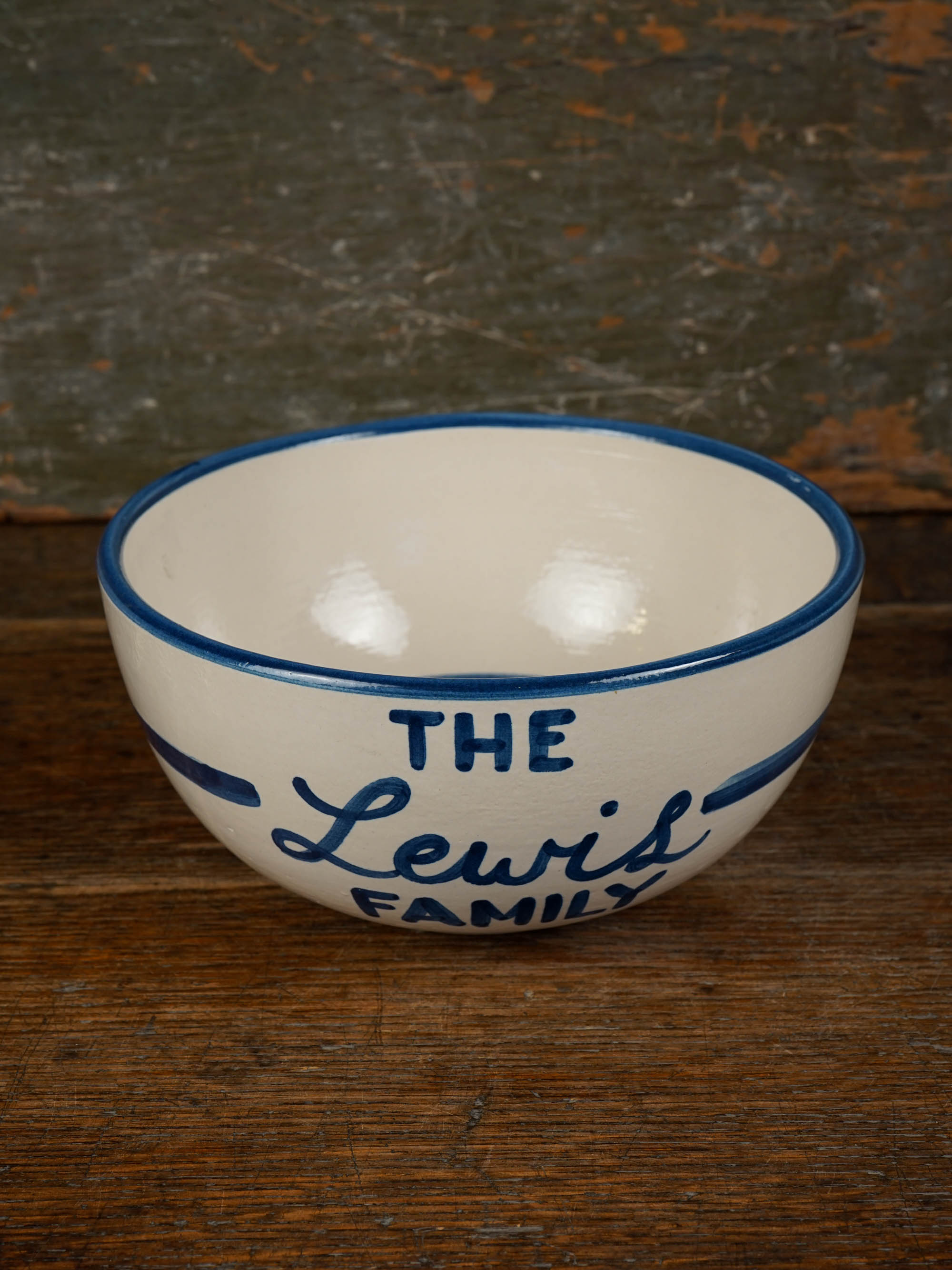 Personalized Daisy Serving Bowl