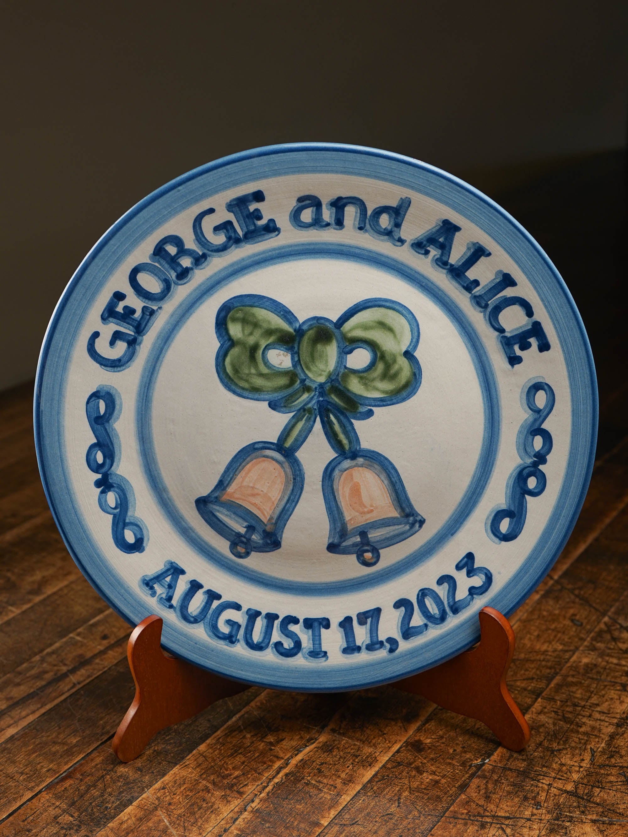 Personalized Wedding Plate