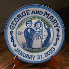 Personalized Wedding Plate