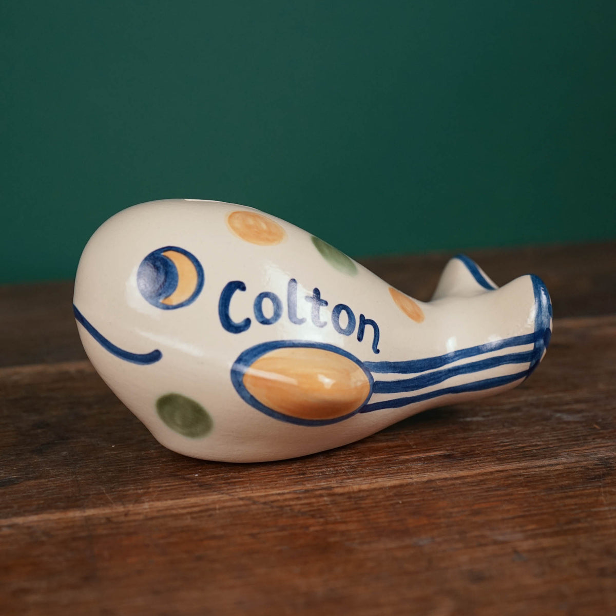 Personalized Country Dot Whale Bank