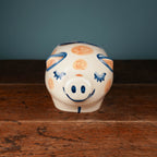 Rust Dot Pig Planter